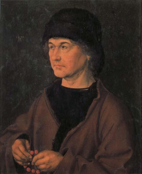 Albrecht Durer Portrait of the Artist's Father oil painting image
